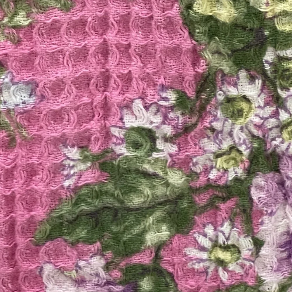 April Cornel Romantic Vintage Style Waffle Dish Towel -NWT